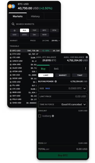CoinBase Prime institutional trading platform for sophisticated investors and digital asset institutions